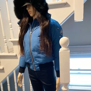 Moose knuckles blue kids size M